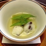 日本料理 はなの - 冬瓜　水無月真丈