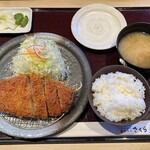 とんかつ神楽坂 さくら - 北海道ゆめの大地豚 ロースかつ定食