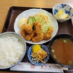 Yoshito - かきフライ定食　750円