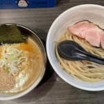 つけ麺 陽 - エビバペ(鶏と海老の濃厚つけ麺)2022/12/27~28限定