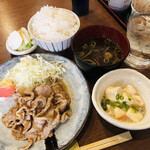 家庭料理居酒屋 よってって - ♪トンテキ風定食¥500