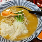 Yaki Miso Ramen Yadoya - 蟹わんたんちょっとエビ(単品) 1500円、セット 2000円