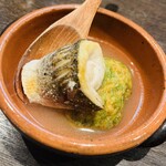 うまい酒とごちそう飯 びおん - かますの塩焼き　自家製さつまあげ