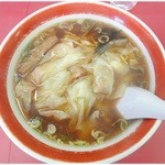 ごくうらーめん大千元 - ワンタンメン \750　スープはイマイチだけど麺がなかなかいい出来なので相殺！