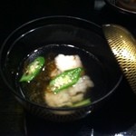 割烹 津乃 - 鱧ともずくの吸物