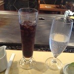 ステーキハウス神楽 - 最後のアイスコーヒー