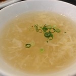 中国菜館 竹琳 - セットのスープ