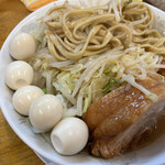 麺屋 花の名 - 天地返ししたとこ