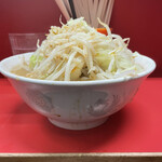 ラーメン二郎 - 小野菜からめニンニク