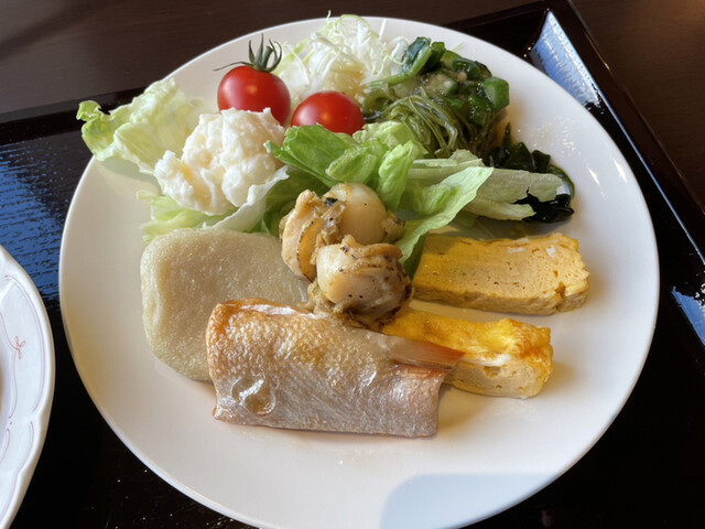 ダイニングレストラン最東端 - 磯鶏（パスタ）の写真