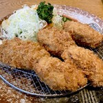Yamachuu - 広島産カキフライ（単品）  牡蠣への火加減が最高!!