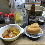 庚申酒場 - 久々に出来立てカレーも♪♪♪