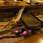 山水館信濃 - 炭で焼き魚