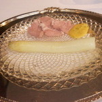 銀座 ハプスブルク・ファイルヒェン - ウィーナーバインシンケンとホワイトアスパラガス（1680円）