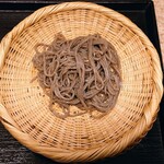 八幡そば - 令和4年12月
            もりそば 600円
            滋賀県の黒い蕎麦