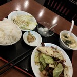 翠園 - ホイコーロー定食