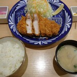 とんかつ とん匠 - もち豚ロースかつ定食　170ｇ