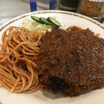 カレーの店 タカサゴ - ハンバーグ