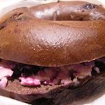 ジュノエスク ベーグル カフェ - ブルーベリーサンドはホット☆