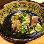 寅寅寅 - ゴマさばの海苔かき分け写真