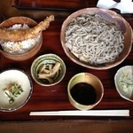 むらせ - 穴子丼と蕎麦(ざる)