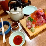 Hamayaki Kaisen Izakaya Daishou Suisan - 【2022.12.27(火)】注文した料理と飲み物