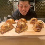 銀座 大石 - 黒トリュフとフォアグラ　パイ包after with 大石シェフ