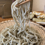 蕎麦 心空 - あなごの天もりそば（あらびきそばに変更）