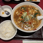 春華秋実 - 酸辣麺 ライス付