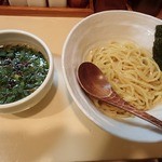 つけ麺処　三ッ葉亭 - つけ麺並＋青葱トッピング