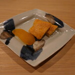 すし処 睦月 - 自家製カラスミ と平貝明太子焼き