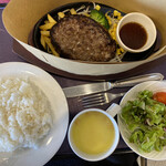 亀山ゴルフクラブ - 粗挽きハンバーグ（＋440円）