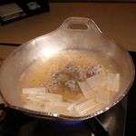 あさば - 鯵たたき鍋＠2013/5