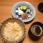 あさば - お食事の竹の子ご飯と赤だし◎2013/5