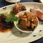 中国料理 石本 - 前菜・・・ピータンを食べるのは久々です。美味しい♪
