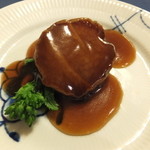 中国料理 石本 - 鮑のオイスターソース煮