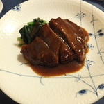 中国料理 石本 - 牛ヒレ肉の煮込み。