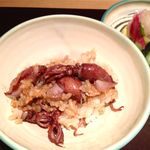 神保町 傳 - 螢烏賊の炊き込みご飯