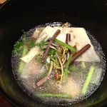 神保町 傳 - 春野菜と鴨の煮物