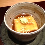 神保町 傳 - 空豆のくずあんかけ