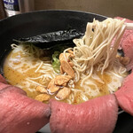 牛骨白湯ラーメン Azuma - 麺も良かった