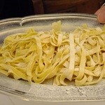 ペレグリーノ - 少し厚めにのばしてました？