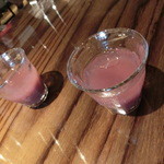 el caliente modern mexicano - まずはサングリア的なカクテルをいただけます