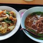台湾料理 福味居 - 飯麺セットの回鍋飯と台湾味噌ラーメン