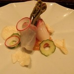 燈々庵 - 真鯛サラダしたて・