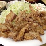 定食の店 ごんべ - みそとり皮のアップ～☆（第一回投稿分③）