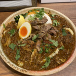 スパイスカレー あかつ亭 - ◎白菜入りポークキーマ¥990の1種盛り一択！
      ◎砂肝マサラ¥220
      ◎卵のピクルス¥110
      総計¥1.320