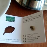 珈琲専門店 三十間 - 本日のコーヒーの説明書