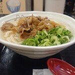 松屋 - ねぎたっぷり肉うどん