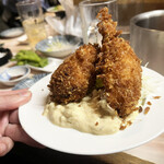 がばちょ - カニクリームエビフライ（600円）